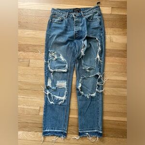 Fashion Nova Ripped Jeans